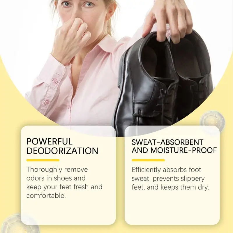 Parche eliminador de olores para zapatos, parches de plantilla, ambientador de zapatos, 20 Uds., eliminador de olores de zapatos, desodorante para zapatillas de deporte de larga duración - imagen 4