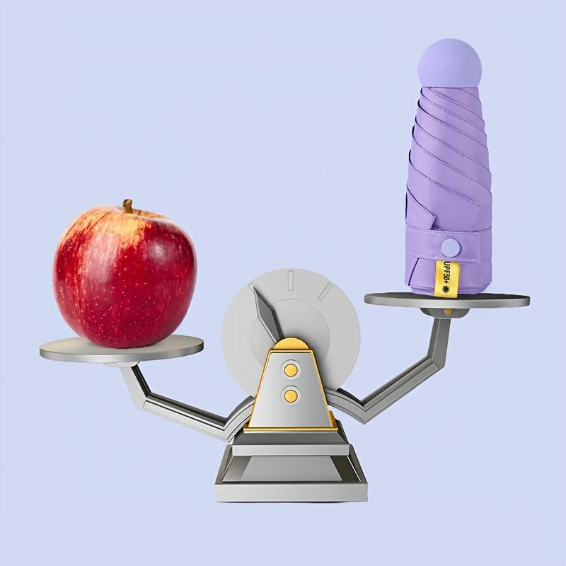 Mini paraguas de viaje de 5 pliegues: paraguas cápsula compacto ultraligero de 6 cunas, cubierta manual portátil para sol y lluvia - imagen 5