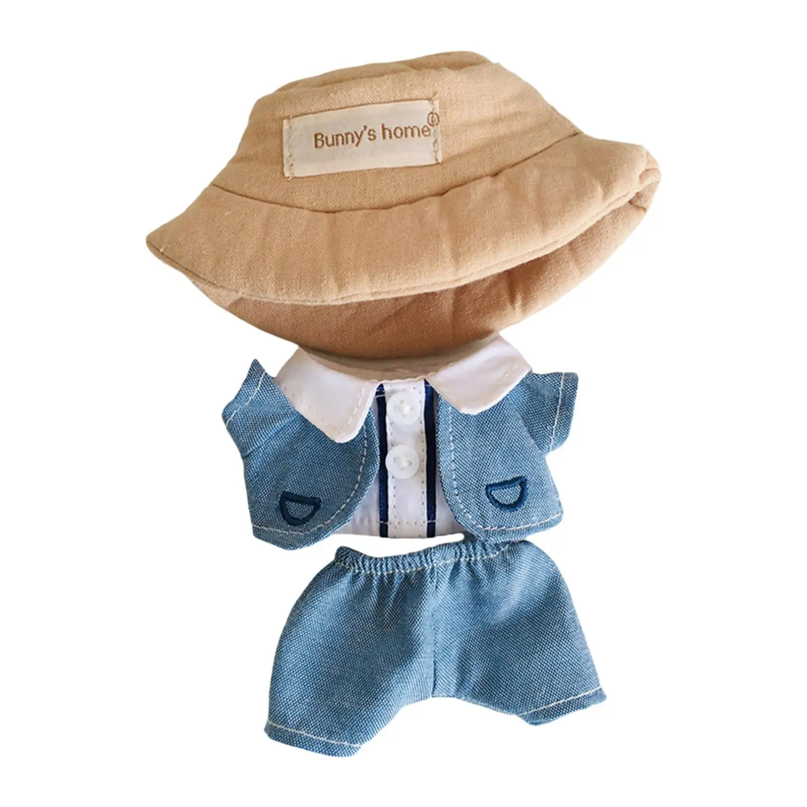15cm Plush Doll Clothes Fashion DIY Dress up Costumes Soft Plush Doll Accessories Doll Suit Stuffed Animals Accessories Cartoon