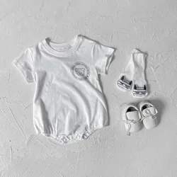 Pelele verano bebé – Estampado de oso manga corta