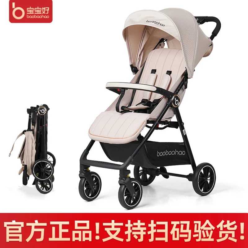 Carrito de bebé A6 ligero plegable y reclinable ideal para viajes - imagen 3