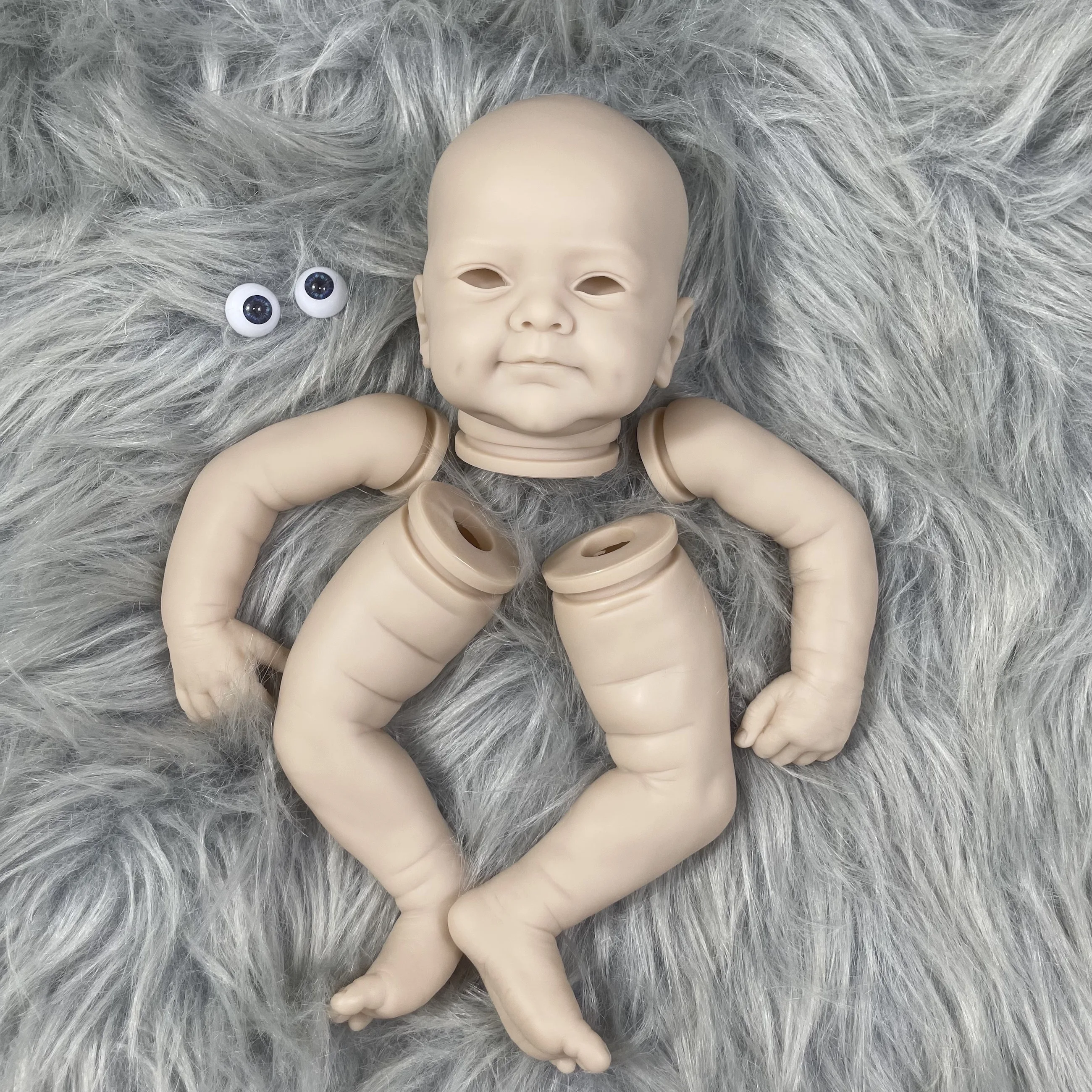 MRB Sanya muñeca reborn realista de vinilo sin pintar - imagen 4