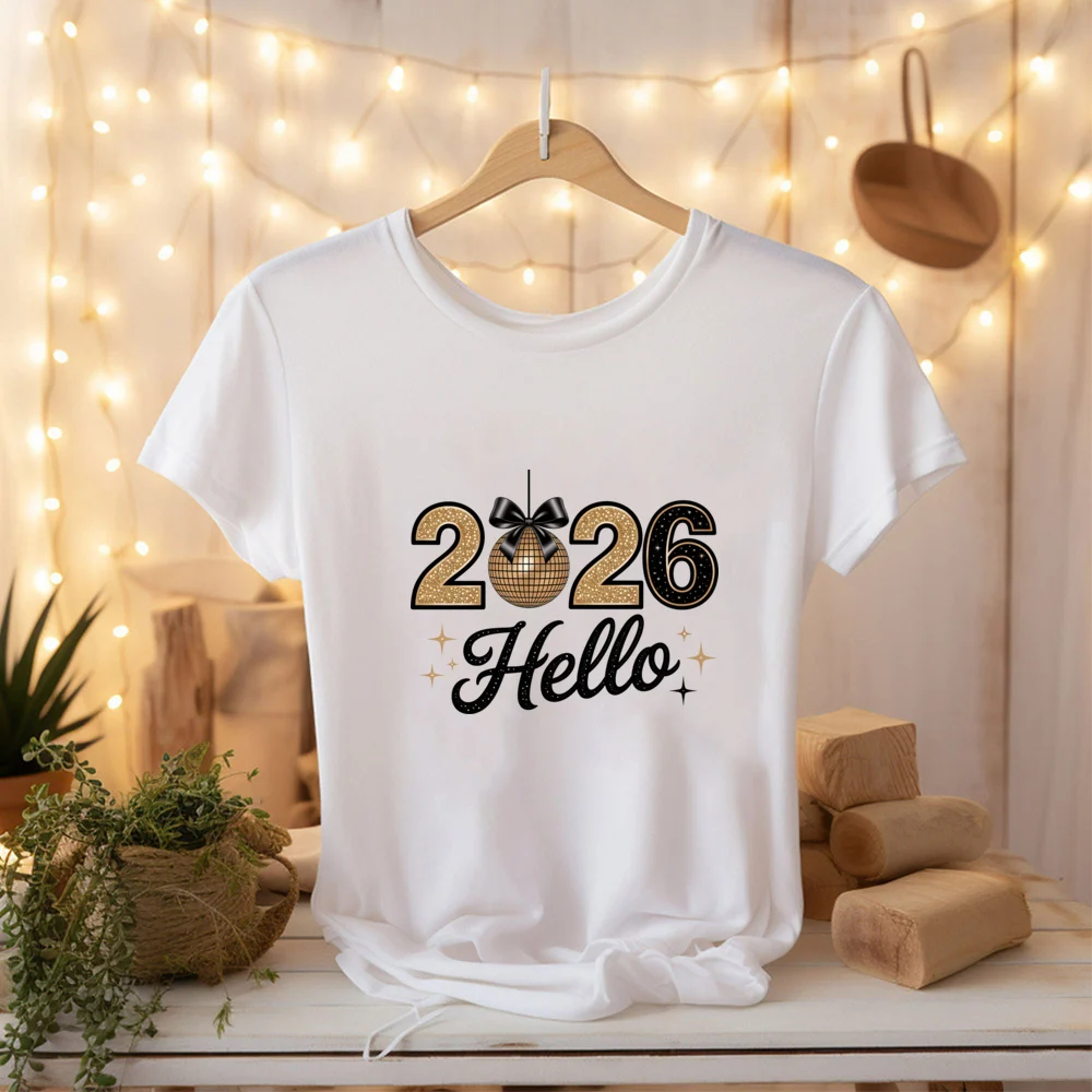 Trajes a juego para la familia de Feliz Año Nuevo, camiseta para madre, padre e hija, pelele para bebé, aspecto familiar, ropa de Año Nuevo, 2026 - imagen 5
