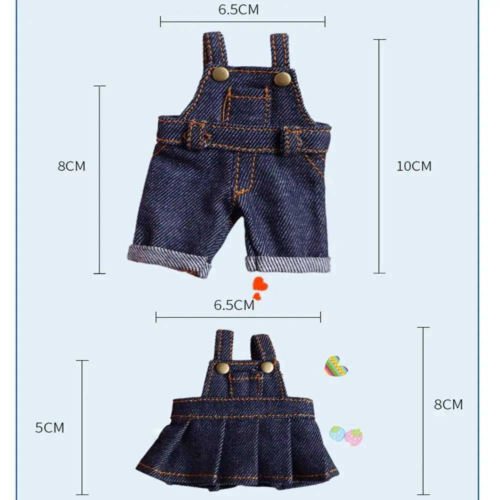 Falda vaquera para muñeca – Ropa de algodón hecha a mano - imagen 5