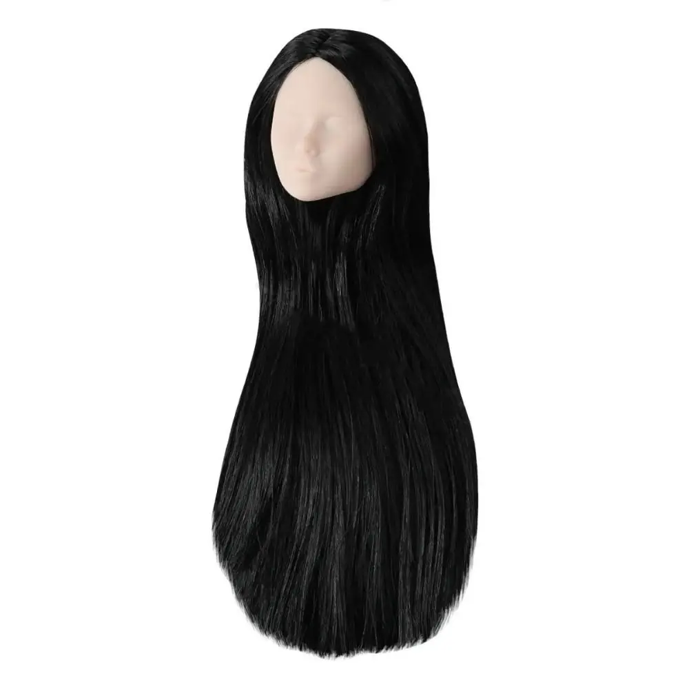 Cabeza de muñeca para practicar maquillaje – Piel blanca y pelo largo - imagen 4