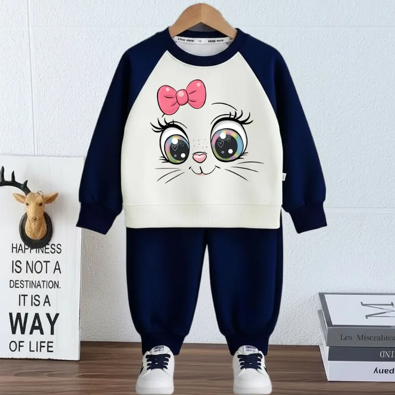 Conjunto chándal con capucha manga larga para niña primavera - imagen 3