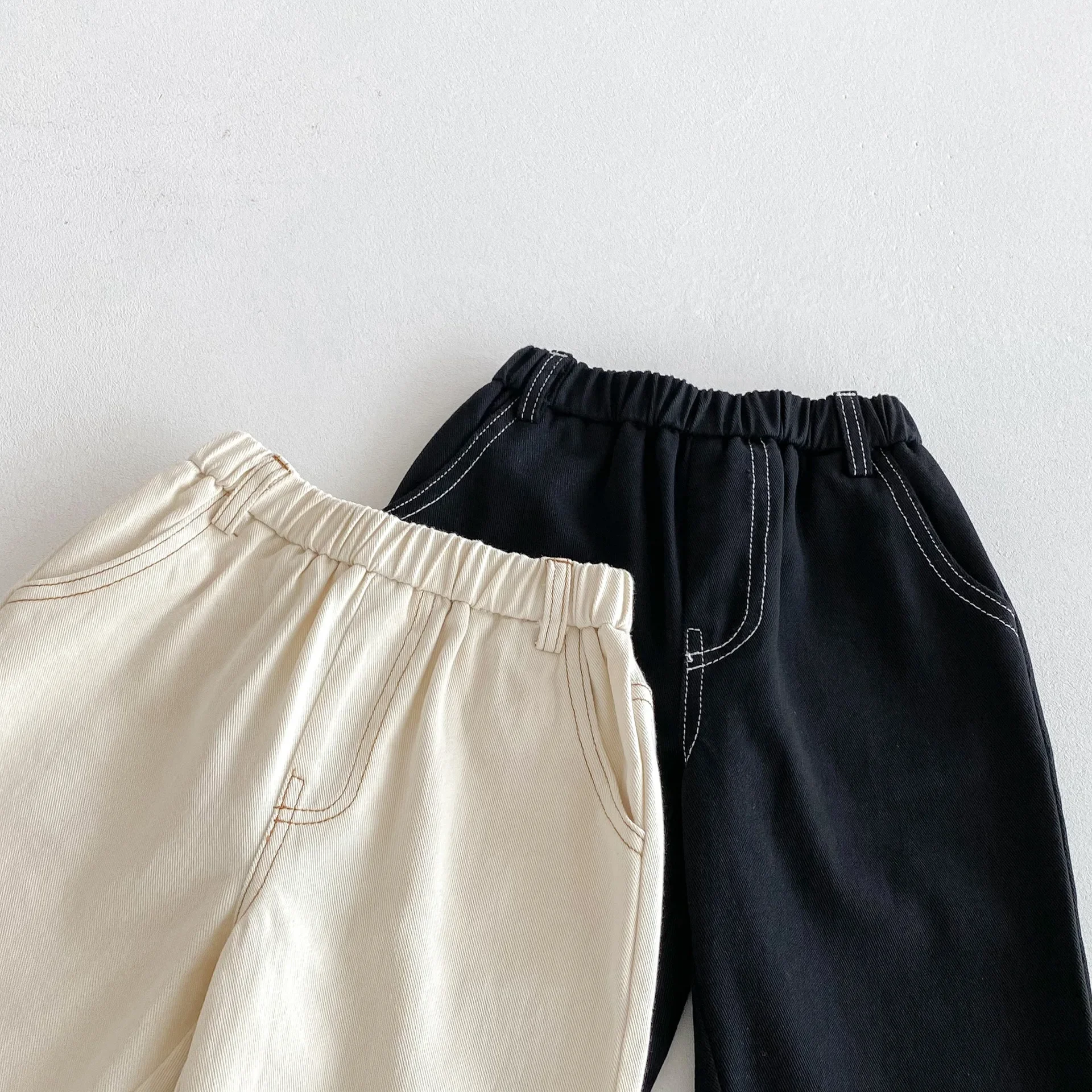 Pantalones para niños de 1 a 6 años, nueva ropa de otoño para niños, pantalones vaqueros informales de estilo recto para niños, pantalones de moda para chicas - imagen 4