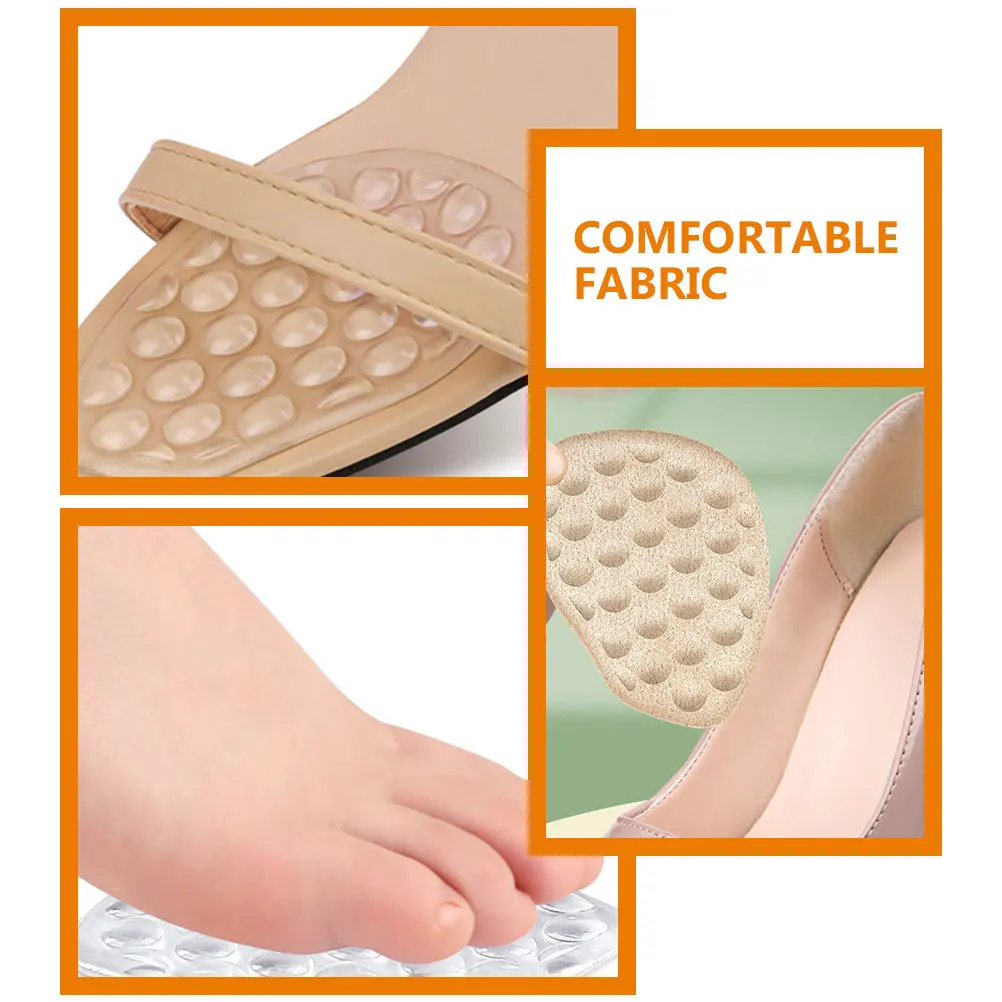 9Pairs Forefoot Pads Comfortable High Heel Cushions Breathable Gel Shoe Inserts Reduce Friction Protect Feet Non-Skid Durable - imagen 2
