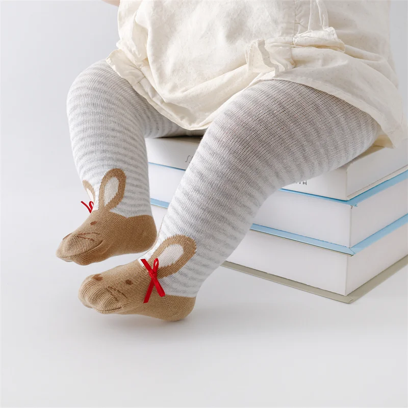 Leotardos de algodón estampados para bebé niña
