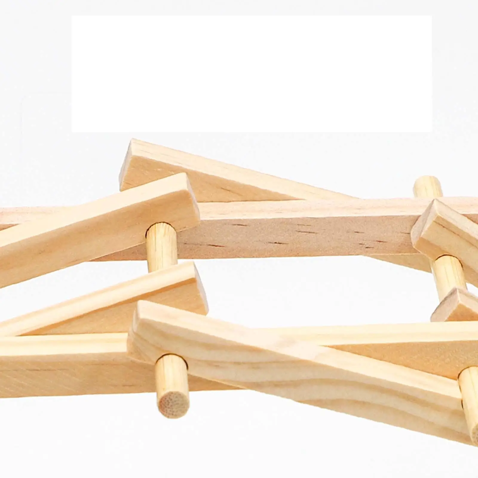 Wood Model Bridge Experiment Homeschool Projects (assembly Required) Physics Kits Toy for Classroom Children Kids Teaching Tool