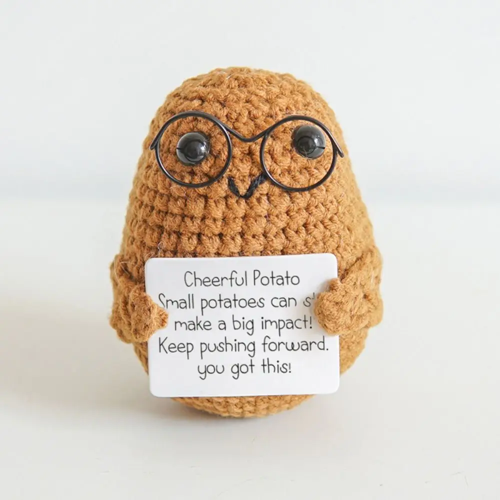 potato with glasses
