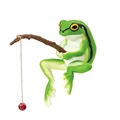 tree frog fishing