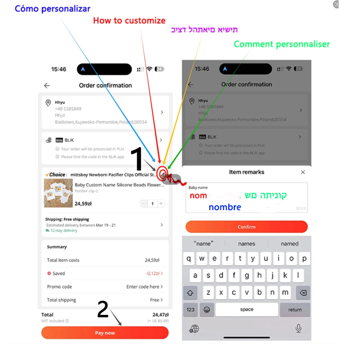Camiseta personalizada a juego para la familia de hermana mayor y hermana pequeña, camisetas de manga corta de verano para niñas, camiseta con estampado de flores para niños - imagen 3