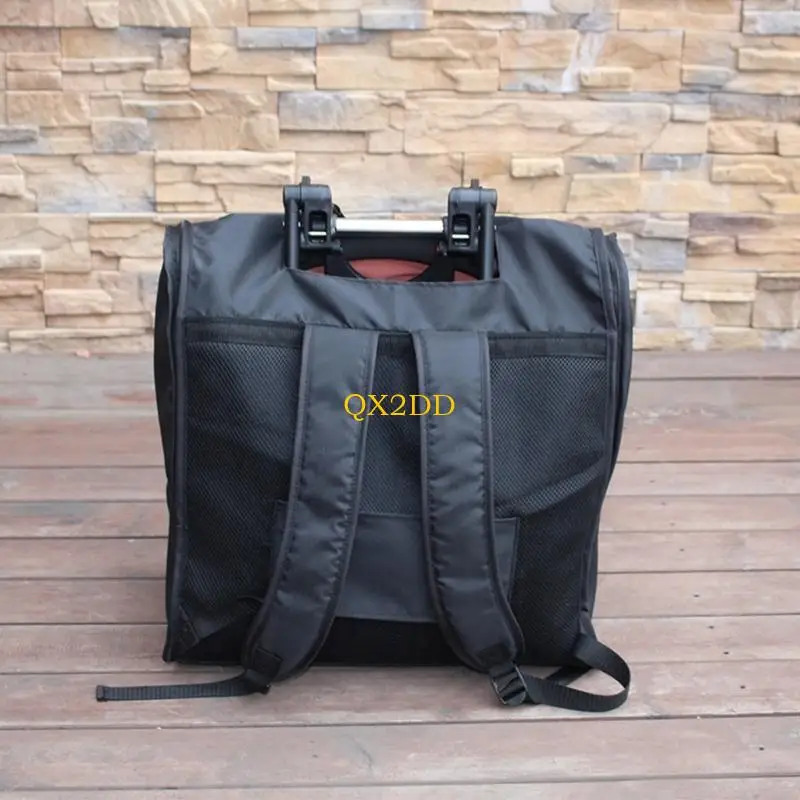 QX2D Cochecitos bebé para viajes, bolsa accesorios, mochila para cochecito, mochila para cochecito versátil con para