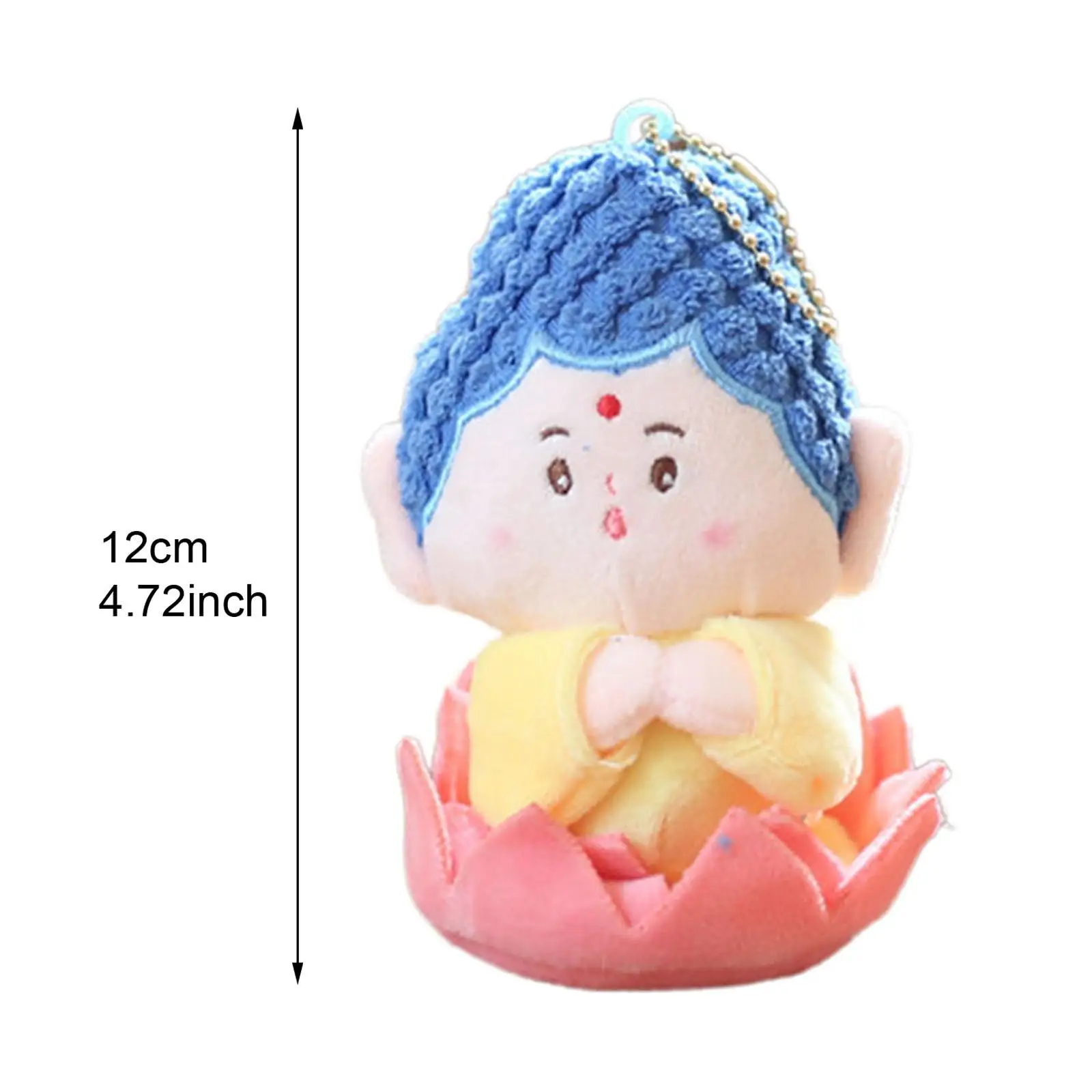Cartoon Lucky God Plush Toy Decoration Stuffed Toy Plush Keychain Pendant Plush Doll for Children Kids Men Women Birthday Gift