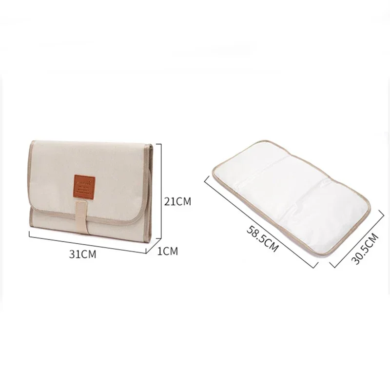 Alfombrilla cambiador impermeable plegable de viaje - imagen 4