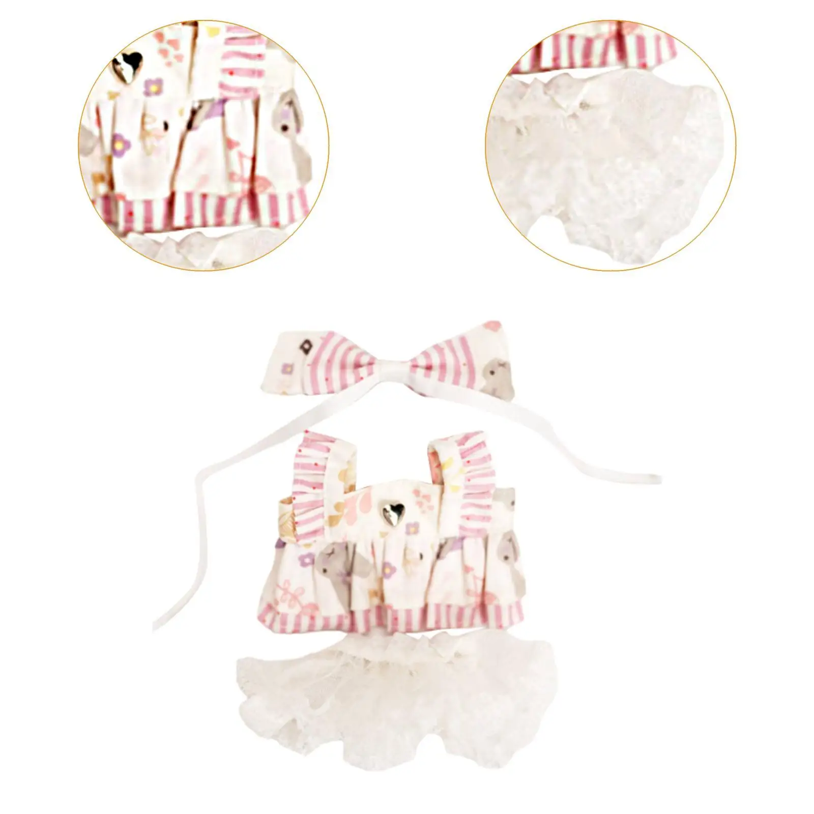 20cm Doll Dress Decoration for Kids Birthday Gift Fashion Soft Pendant Doll