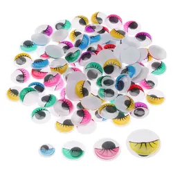 Ojos de muñeca para coser redondos y coloreados – Manualidades