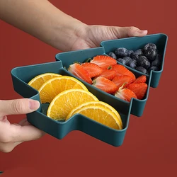 Plato frutero como adorno navideño para árbol de Navidad festivo