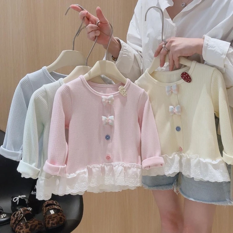 Camiseta manga larga algodón bebé niña - Top nivel A primavera - imagen 2
