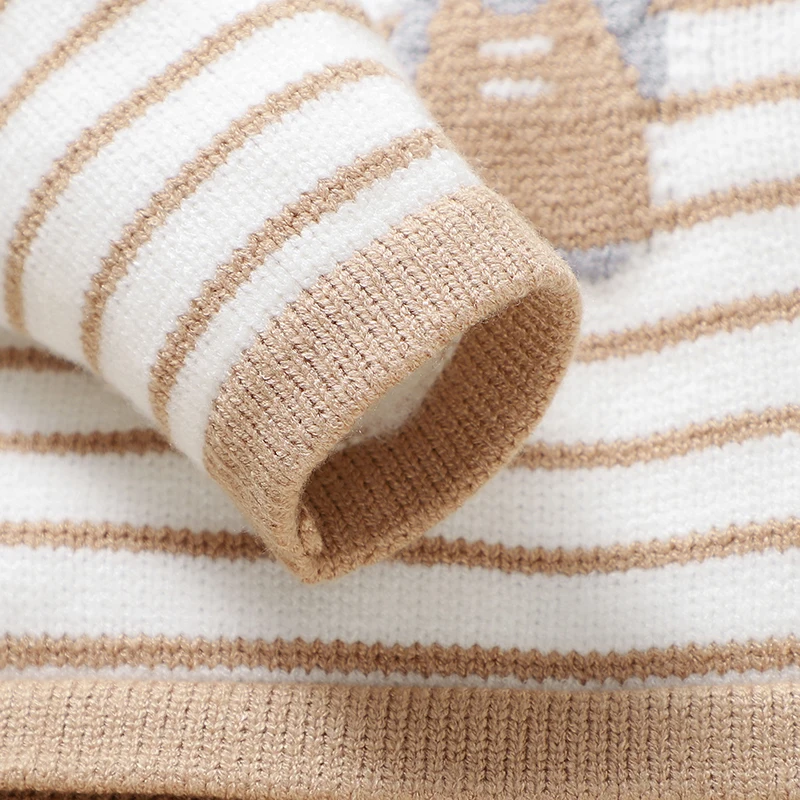 Peleles para bebé recién nacido, monos informales de punto de manga larga para niño y niña, trajes de una pieza, monos para niño pequeño, ropa - imagen 5