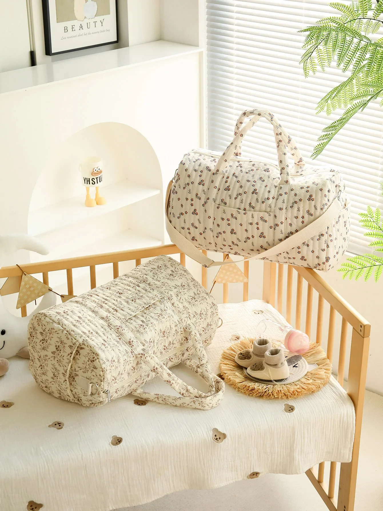 Bolsa grande para mamá, bolsa de almacenamiento de pañales de bebé de maternidad, organizador de artículos para bebé de gran capacidad, bolsa de viaje para mujer, bolso multifuncional - imagen 2