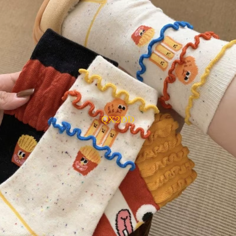 Calcetines de piloto estampados para niña – Algodón suave y elástico - imagen 2