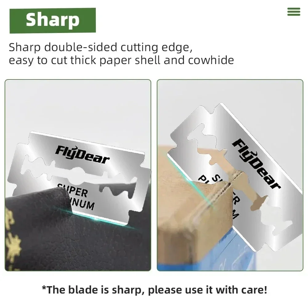 Maquinilla de afeitar clásica Retro de doble filo, maquinilla de afeitar inoxidable, nuevas cuchillas, maquinillas de afeitar de seguridad para hombres, herramienta de peluquero profesional, maquinilla de afeitar para depilación - imagen 4