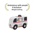 Ambulance with man