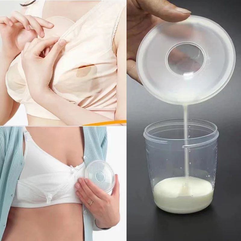 Colector de leche de silicona para madre, almohadillas antiderrames para el pecho, Protector para el dolor de pezones, maternidad, lactancia materna