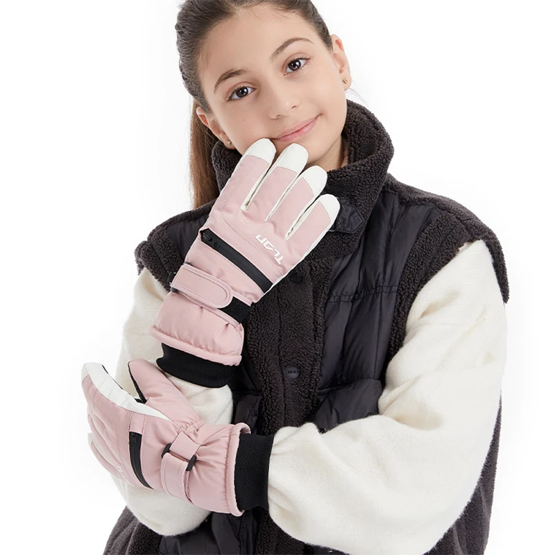 Guantes de invierno impermeables para niños cálidos en nieve y deporte - imagen 2