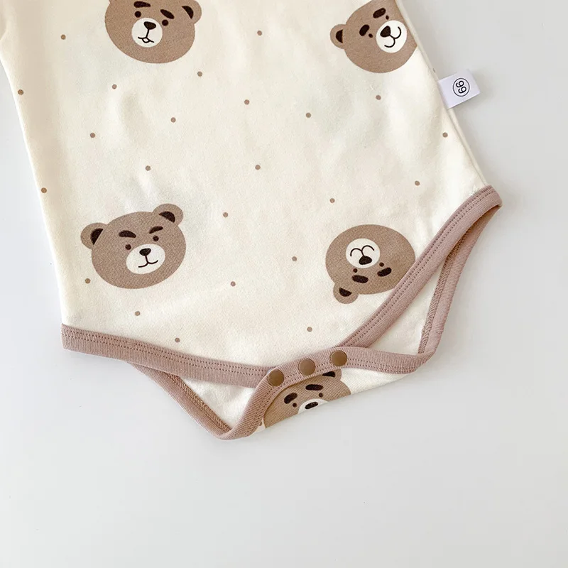 Pelele de oso para recién nacido con diadema – Mono infantil de verano - imagen 4