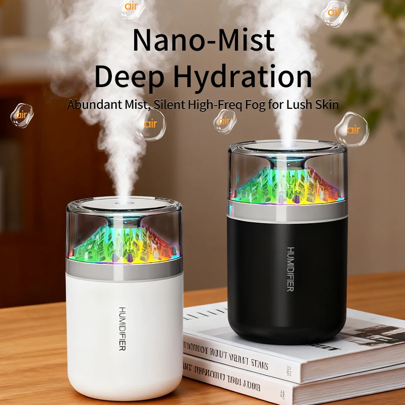 Humidificador de 180ml, luz de ambiente colorida, mini taza de fragancia portátil para corte de coche, diseño de asiento, spray delicado, humidificación para el hogar - imagen 4