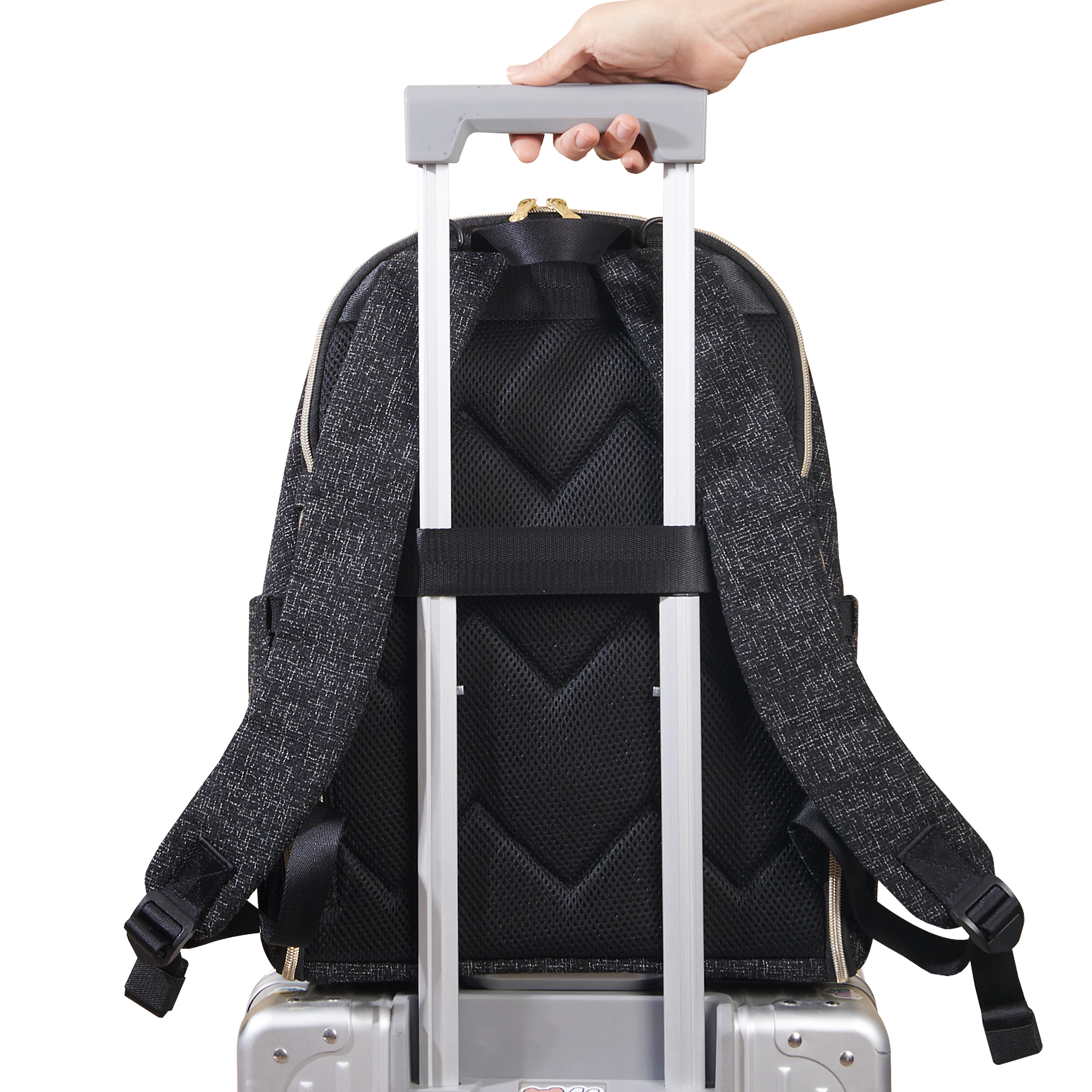 Sunveno – Mochila portabebés con cambiador integrado para padres - imagen 2