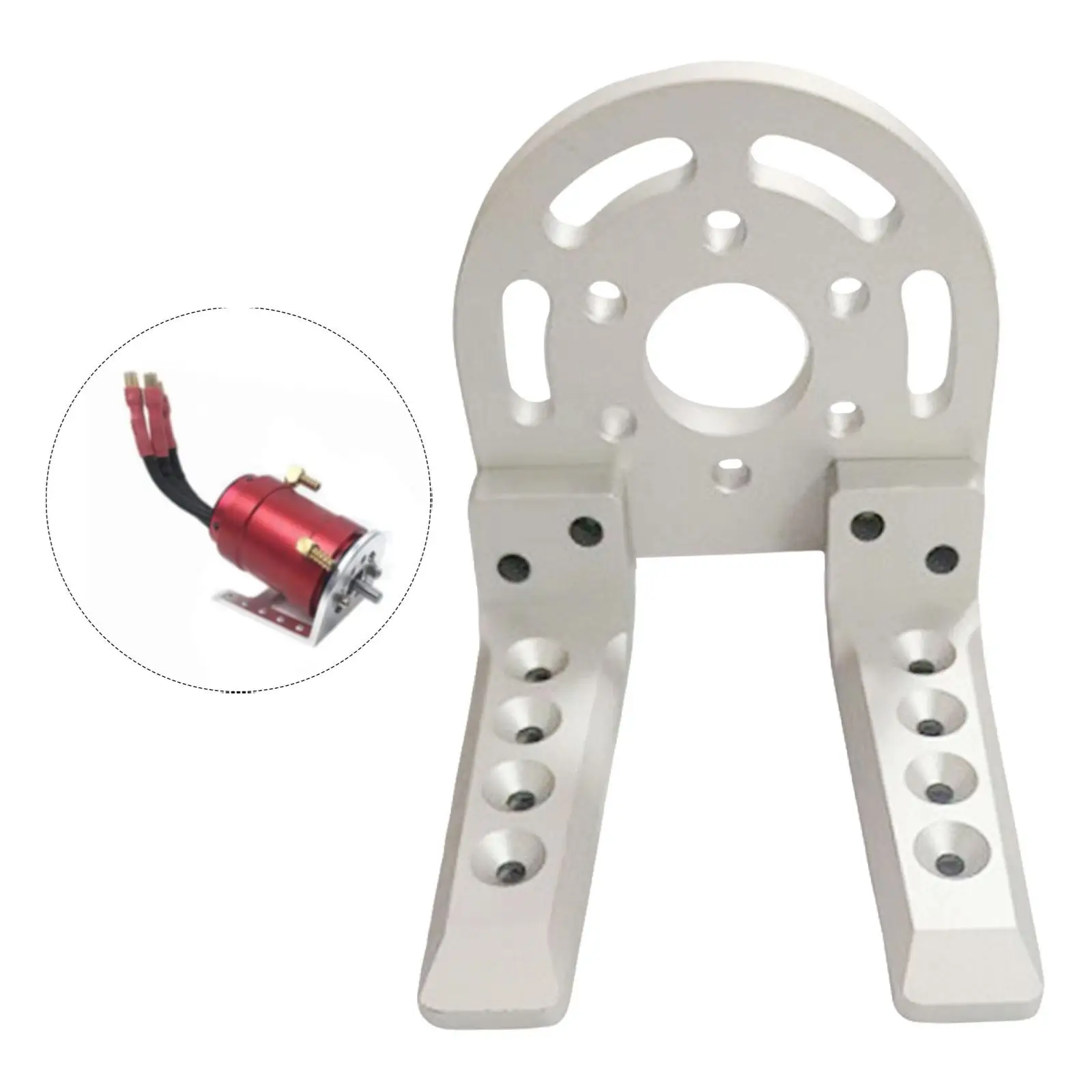 Soporte motor metálico para barco RC – Recambio resistente - imagen 4
