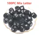 100pcs Mix Black