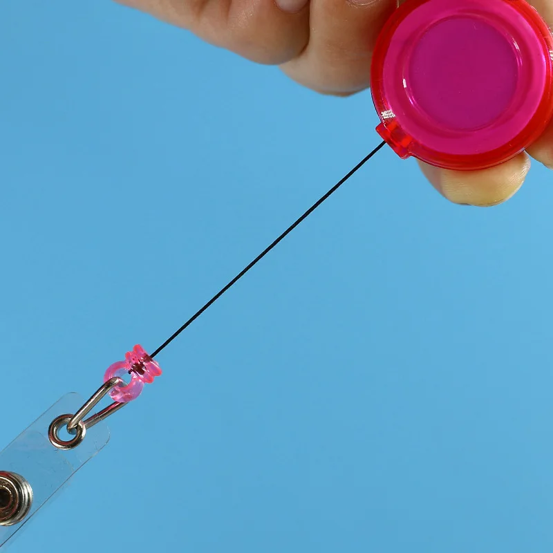 5 unids/set titular de la tarjeta de identificación insignia de enfermera carrete nombre insignia llavero retráctil cordones soporte de tarjeta de identificación suministros escolares de enfermería - imagen 4