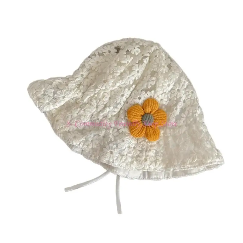 Sombrero pescador transpirable para niñas – Algodón suave - imagen 2