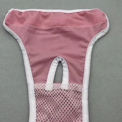 Bragas de algodón bordado para niña – Rosa y azul