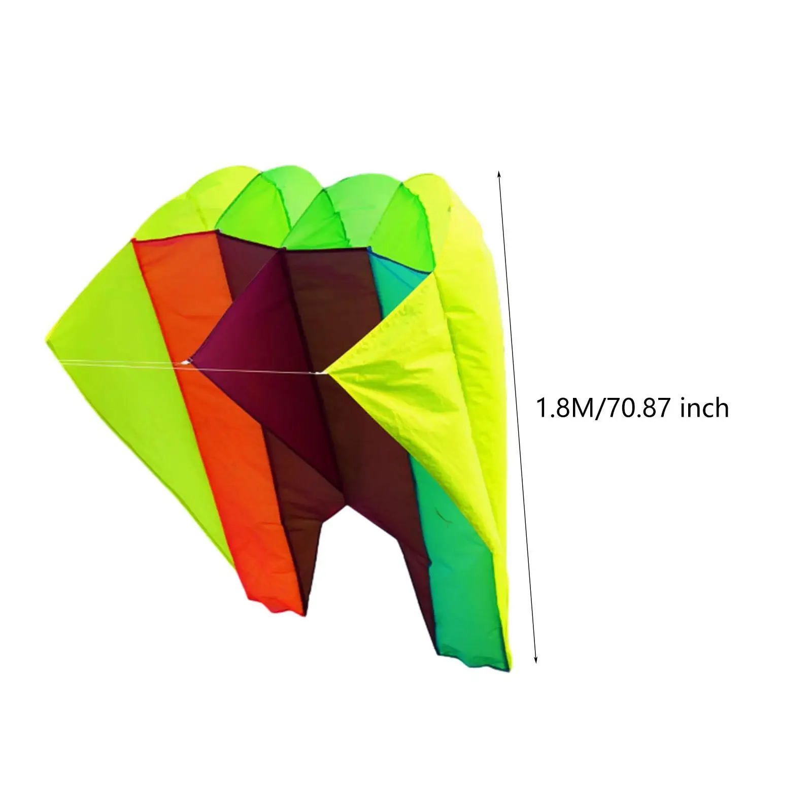 3D Kite Toy Leisure Sports Beach Toy Multicolor for Trip Lawn Backyard
