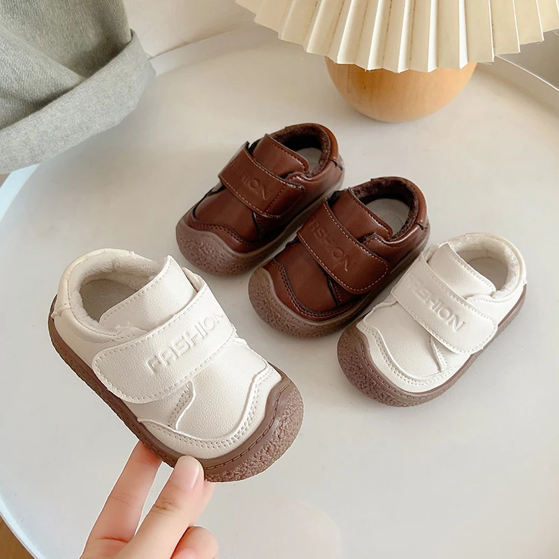 Zapatos de felpa para primeros pasos con suela antideslizante - imagen 2