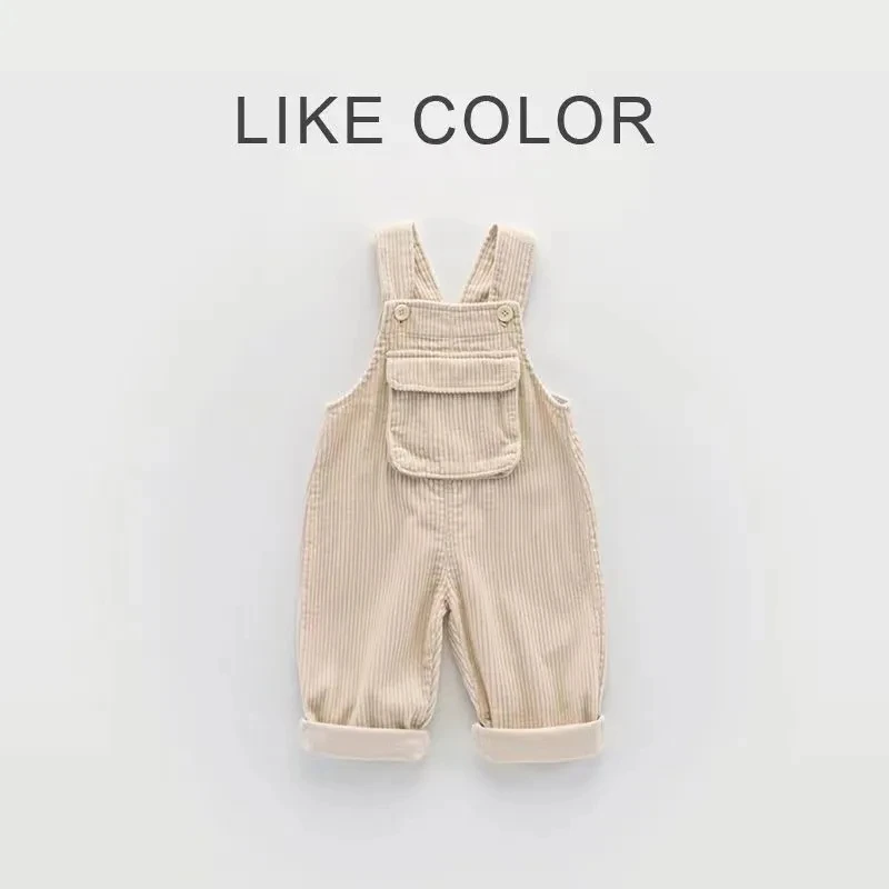Pantalones con tirantes de algodón para niños – Ideales primavera y otoño - imagen 4