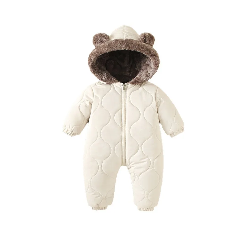 Mono de lana cálido para bebé – Traje nieve invierno acogedor - imagen 4
