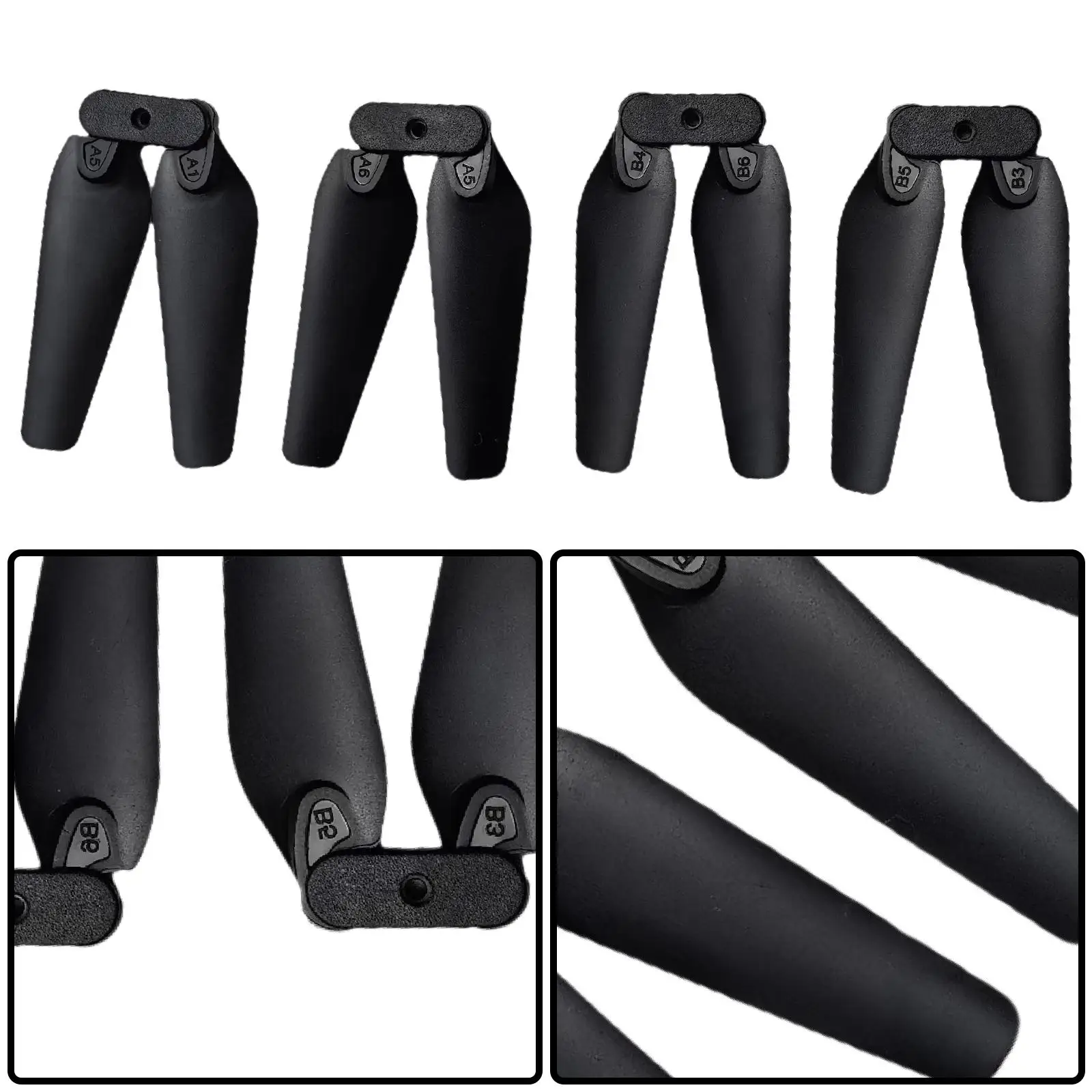 4 Pieces Propellers Props Professional Drone Accessory for E58, E88, E88Pro, E99, S89, and S85 Drones Quadcopter Replacement