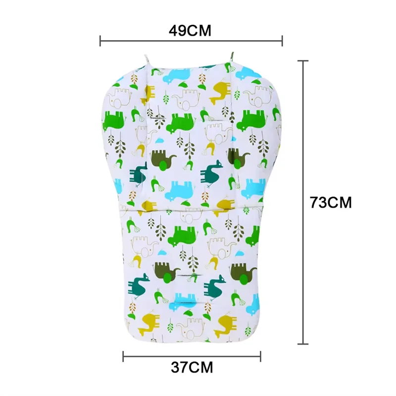 Cojín universal acolchado para carrito de bebé, algodón grueso - imagen 3