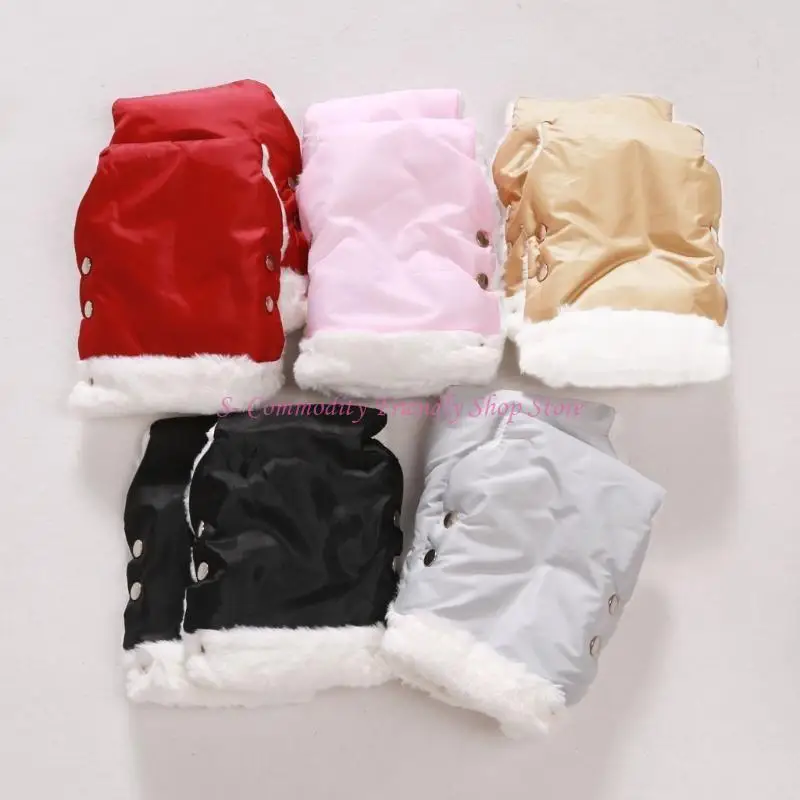 85AE guantes para cochecito bebé invierno cálido cochecito mano accesorios para cochecito - imagen 4