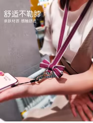 Accesorios para teléfono móvil con lazo, banda para el cuello, cordón para llaves, llavero, cordón para el cuello, correas para teléfono móvil, cordón para teléfono