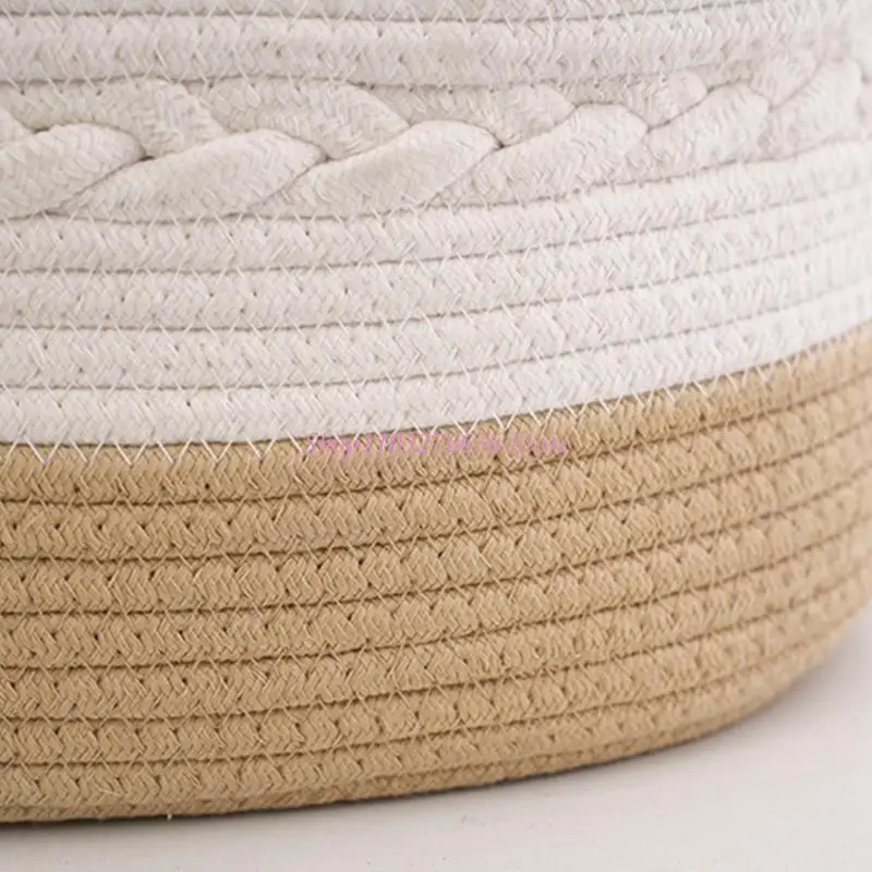 R6FD Cesta almacenamiento productos para bebés algodón para pañales Organización toallitas húmedas con - imagen 2