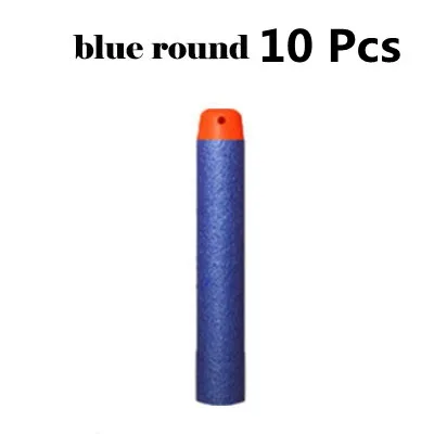 10 Pcs-blue round