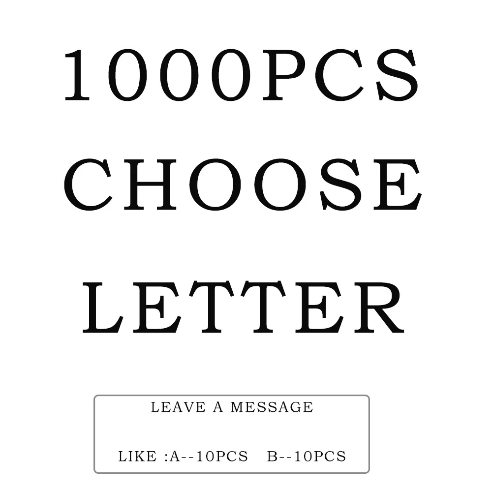 1000Pc Choose Letter
